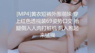 [MP4]黄衣短裤外围萌妹 穿上红色透视装69姿势口交 抬腿侧入人肉打桩机 后入抱起来猛操