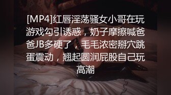 [MP4]红唇淫荡骚女小哥在玩游戏勾引诱惑，奶子摩擦喊爸爸JB多硬了，毛毛浓密掰穴跳蛋震动，翘起圆润屁股自己玩高潮