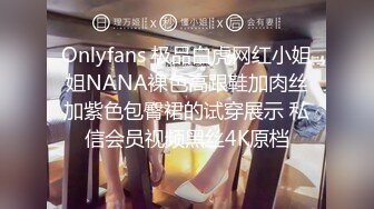 Onlyfans 极品白虎网红小姐姐NANA裸色高跟鞋加肉丝加紫色包臀裙的试穿展示 私信会员视频黑丝4K原档