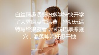 白丝情趣诱惑粉嫩学妹快开学了大秀赚点生活费，揉奶玩逼特写给狼友看，假鸡巴摩擦骚穴，浪荡呻吟好想干她