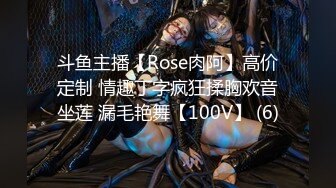 斗鱼主播【Rose肉阿】高价定制 情趣丁字疯狂揉胸欢音坐莲 漏毛艳舞【100V】 (6)