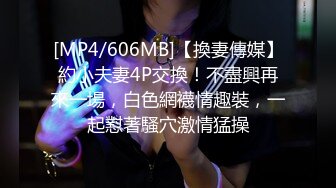 [MP4/606MB]【換妻傳媒】約小夫妻4P交換！不盡興再來一場，白色網襪情趣裝，一起懟著騷穴激情猛操